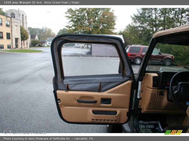 Moss Green Pearl / Khaki 1998 Jeep Wrangler SE 4x4