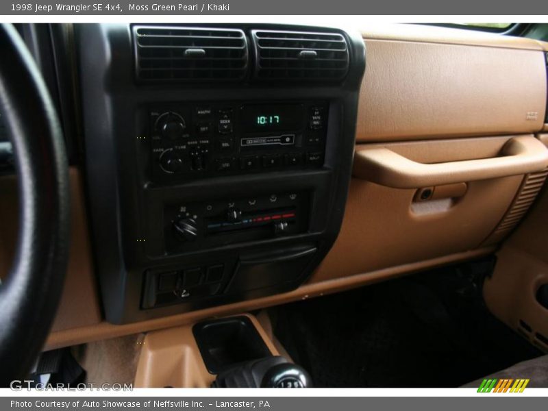 Moss Green Pearl / Khaki 1998 Jeep Wrangler SE 4x4
