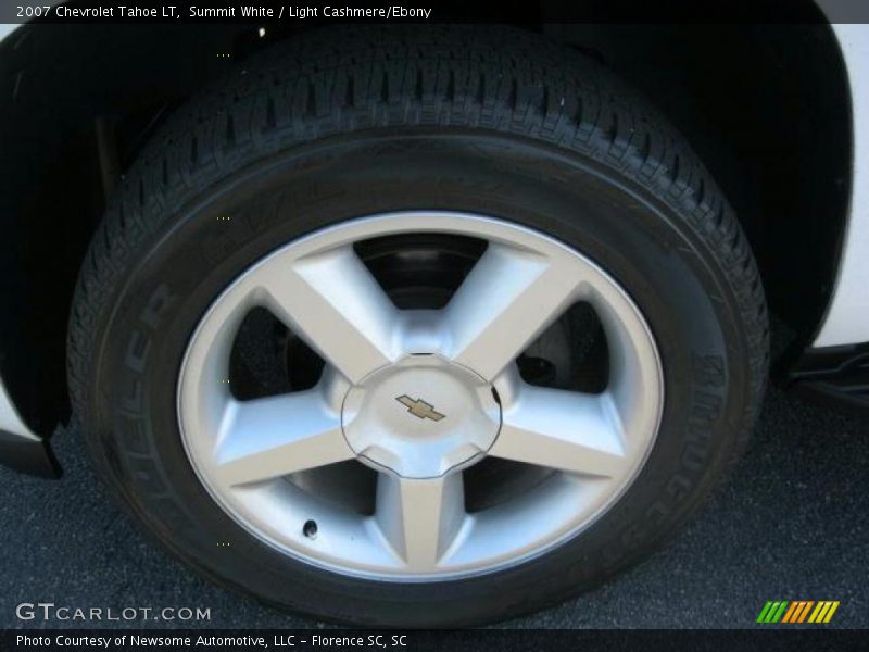Summit White / Light Cashmere/Ebony 2007 Chevrolet Tahoe LT