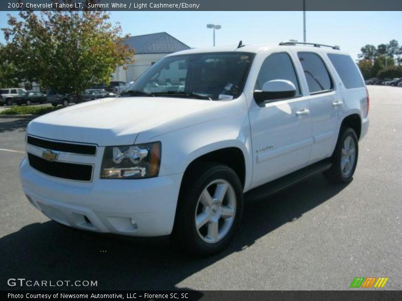Summit White / Light Cashmere/Ebony 2007 Chevrolet Tahoe LT