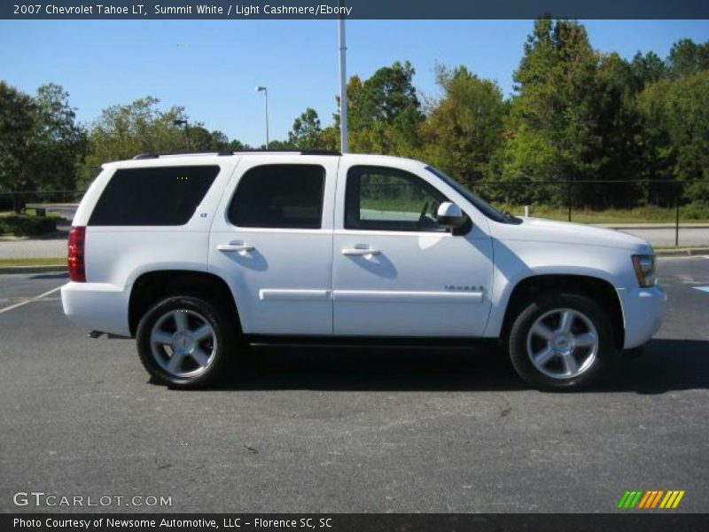Summit White / Light Cashmere/Ebony 2007 Chevrolet Tahoe LT