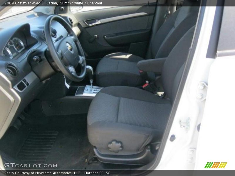 Summit White / Charcoal 2009 Chevrolet Aveo LT Sedan