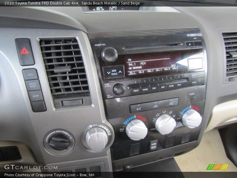 Sandy Beach Metallic / Sand Beige 2010 Toyota Tundra TRD Double Cab 4x4