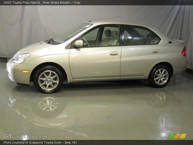 Silver Strata Metallic / Gray 2002 Toyota Prius Hybrid