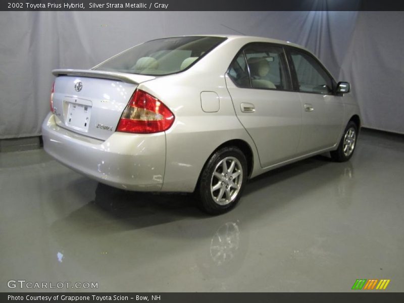 Silver Strata Metallic / Gray 2002 Toyota Prius Hybrid