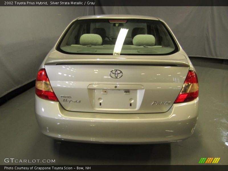 Silver Strata Metallic / Gray 2002 Toyota Prius Hybrid