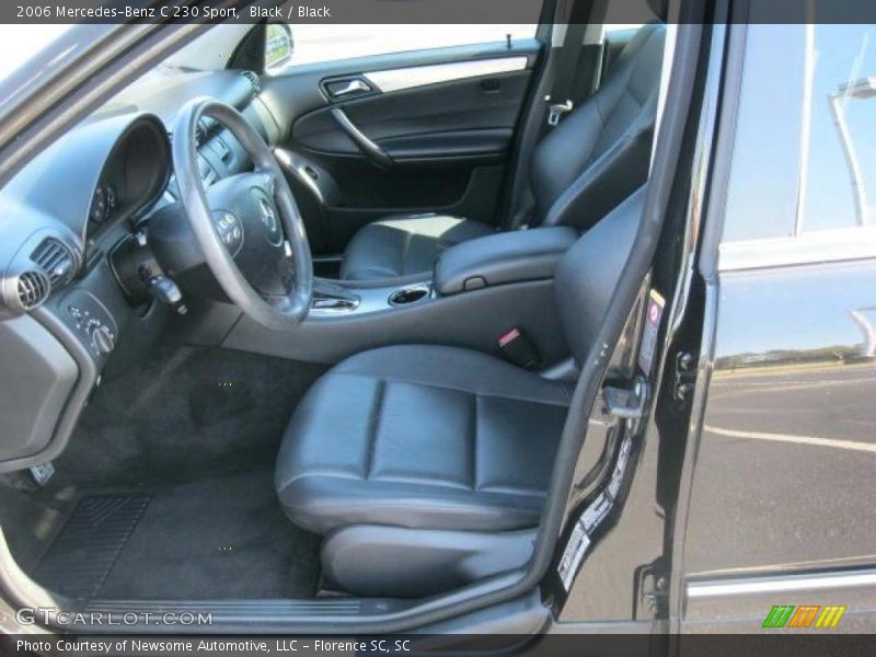 Black / Black 2006 Mercedes-Benz C 230 Sport