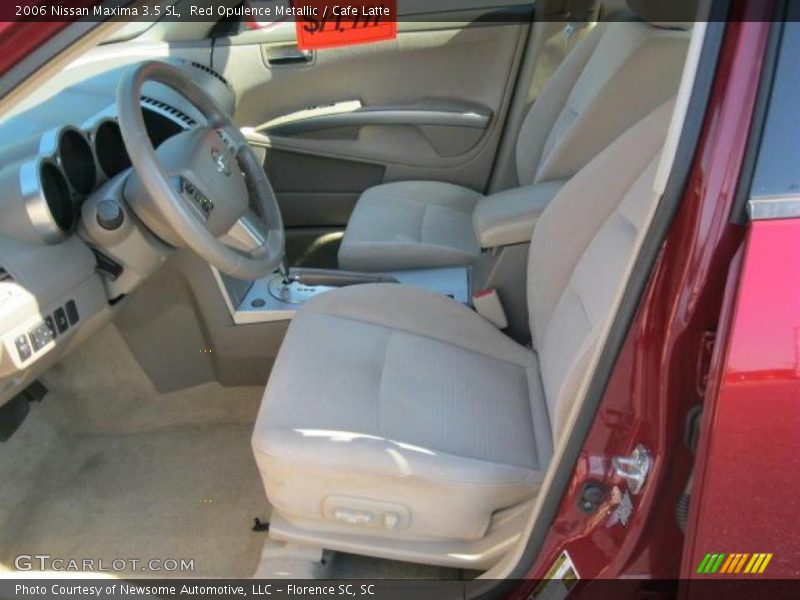 Red Opulence Metallic / Cafe Latte 2006 Nissan Maxima 3.5 SL