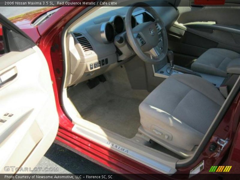 Red Opulence Metallic / Cafe Latte 2006 Nissan Maxima 3.5 SL