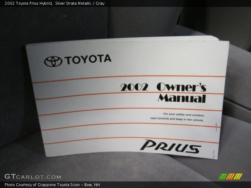 Silver Strata Metallic / Gray 2002 Toyota Prius Hybrid
