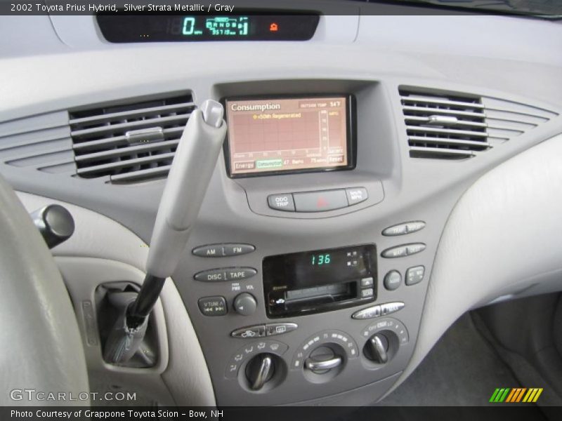 Controls of 2002 Prius Hybrid