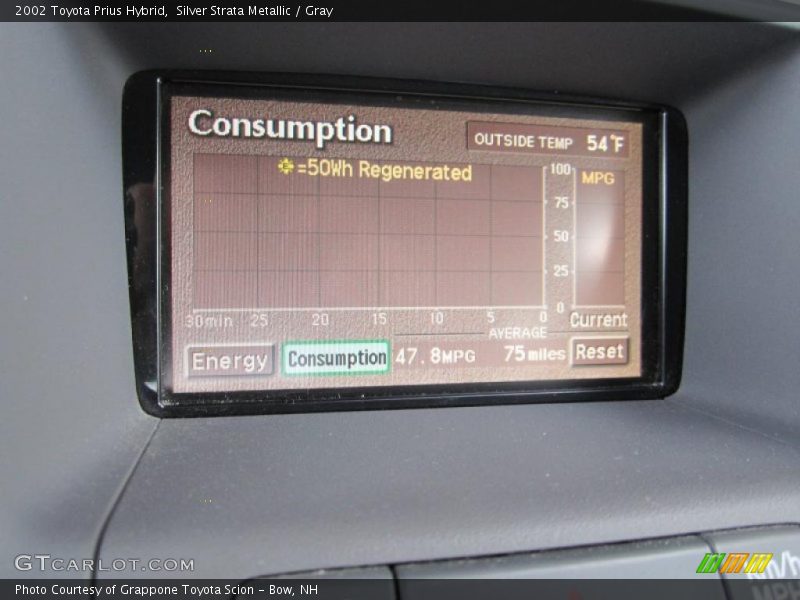 Silver Strata Metallic / Gray 2002 Toyota Prius Hybrid
