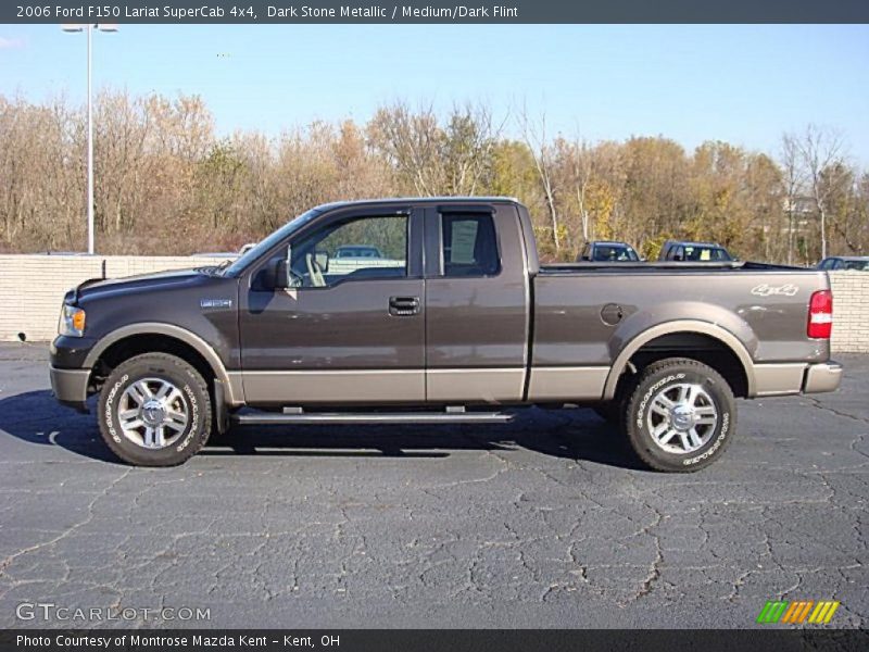 Dark Stone Metallic / Medium/Dark Flint 2006 Ford F150 Lariat SuperCab 4x4