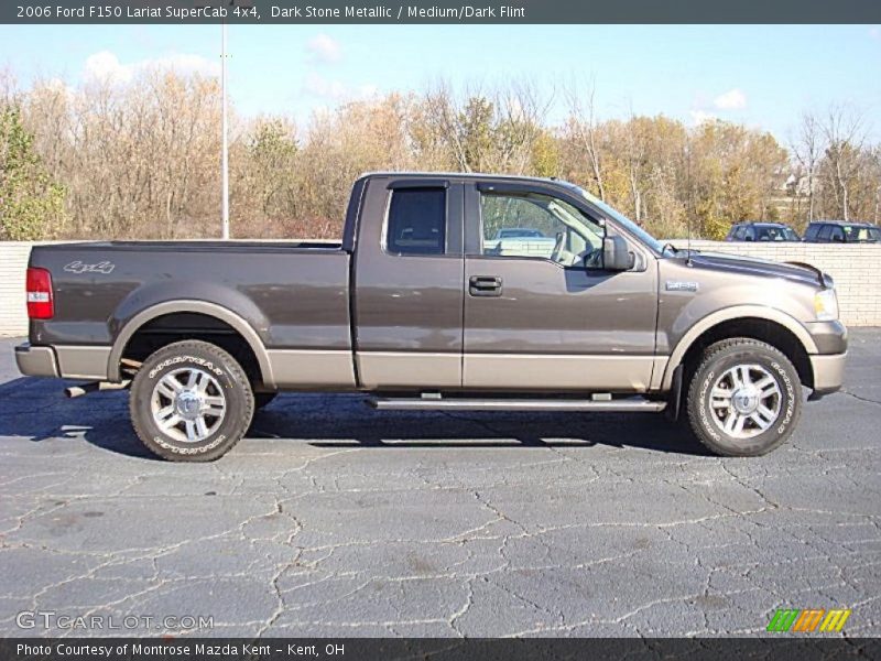 Dark Stone Metallic / Medium/Dark Flint 2006 Ford F150 Lariat SuperCab 4x4