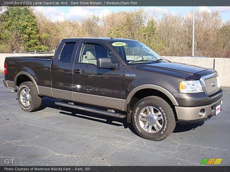 Dark Stone Metallic / Medium/Dark Flint 2006 Ford F150 Lariat SuperCab 4x4