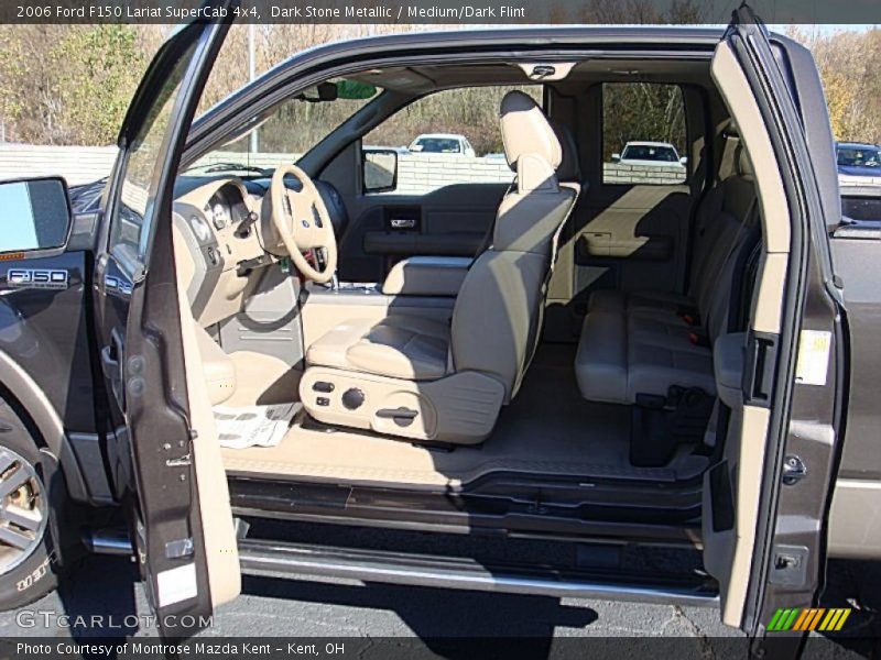 Dark Stone Metallic / Medium/Dark Flint 2006 Ford F150 Lariat SuperCab 4x4