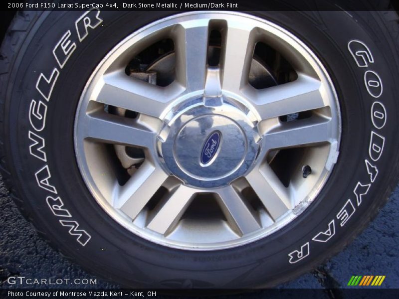 Dark Stone Metallic / Medium/Dark Flint 2006 Ford F150 Lariat SuperCab 4x4
