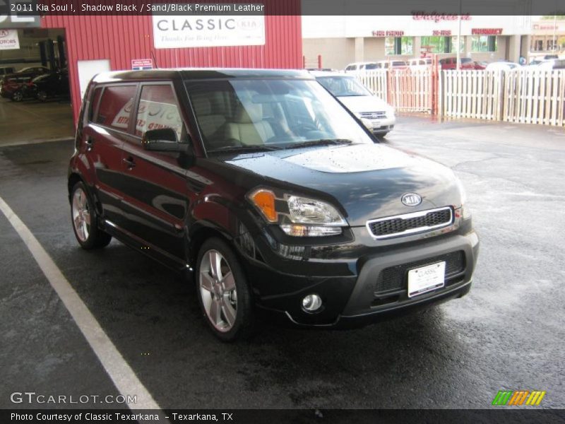 Shadow Black / Sand/Black Premium Leather 2011 Kia Soul !