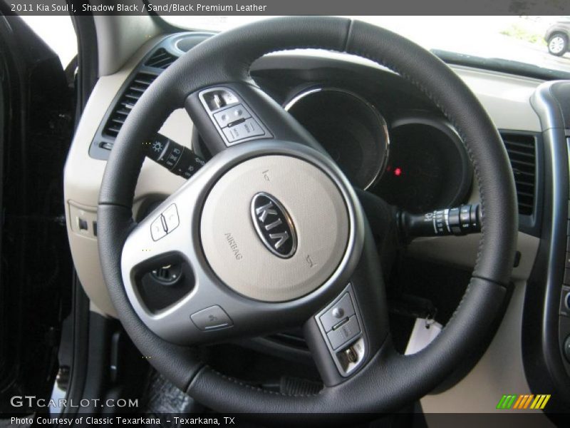 Shadow Black / Sand/Black Premium Leather 2011 Kia Soul !