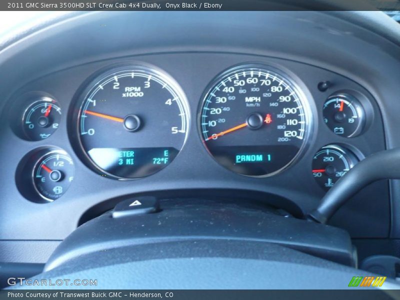  2011 Sierra 3500HD SLT Crew Cab 4x4 Dually SLT Crew Cab 4x4 Dually Gauges
