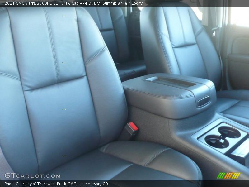  2011 Sierra 3500HD SLT Crew Cab 4x4 Dually Ebony Interior