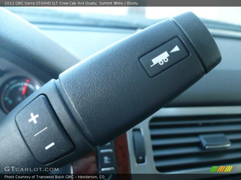 Summit White / Ebony 2011 GMC Sierra 3500HD SLT Crew Cab 4x4 Dually