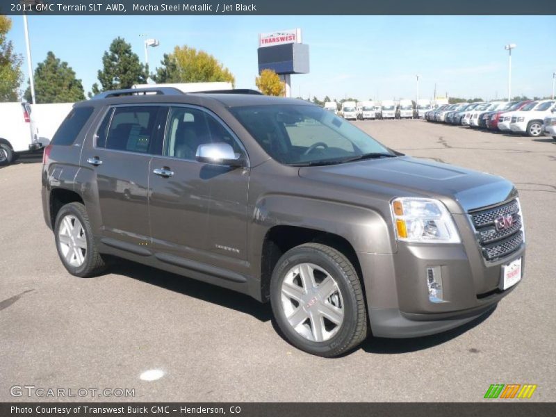 Mocha Steel Metallic / Jet Black 2011 GMC Terrain SLT AWD