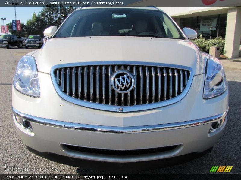 White Diamond Tricoat / Cashmere/Cocoa 2011 Buick Enclave CXL