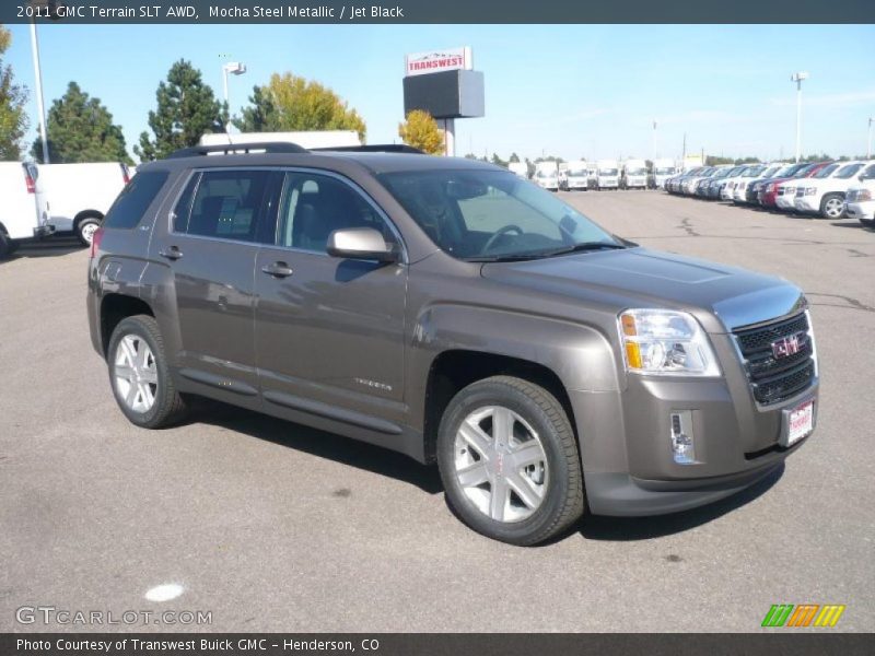 Mocha Steel Metallic / Jet Black 2011 GMC Terrain SLT AWD