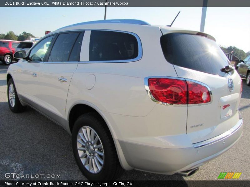 White Diamond Tricoat / Cashmere/Cocoa 2011 Buick Enclave CXL
