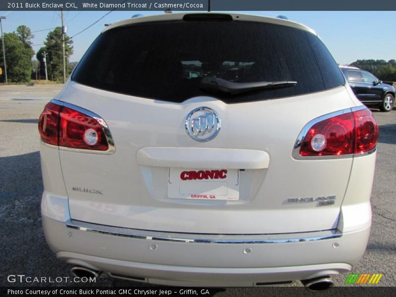 White Diamond Tricoat / Cashmere/Cocoa 2011 Buick Enclave CXL