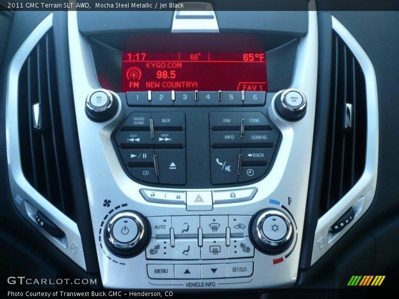 Controls of 2011 Terrain SLT AWD