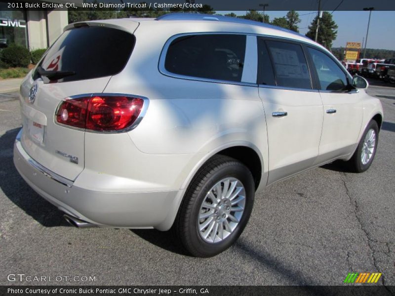 White Diamond Tricoat / Cashmere/Cocoa 2011 Buick Enclave CXL