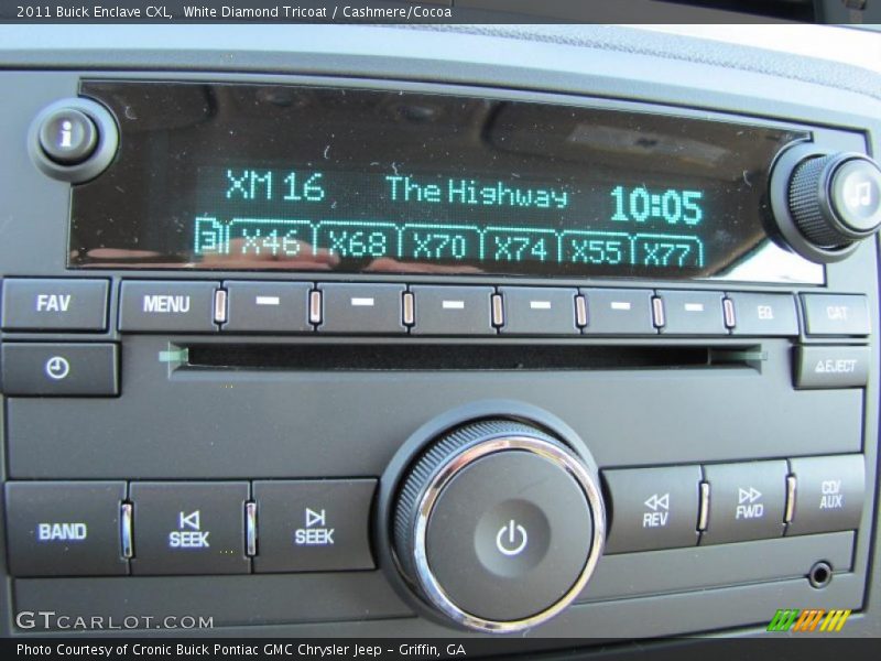 White Diamond Tricoat / Cashmere/Cocoa 2011 Buick Enclave CXL