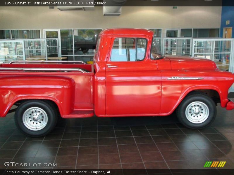 Red / Black 1956 Chevrolet Task Force Series Truck 3100