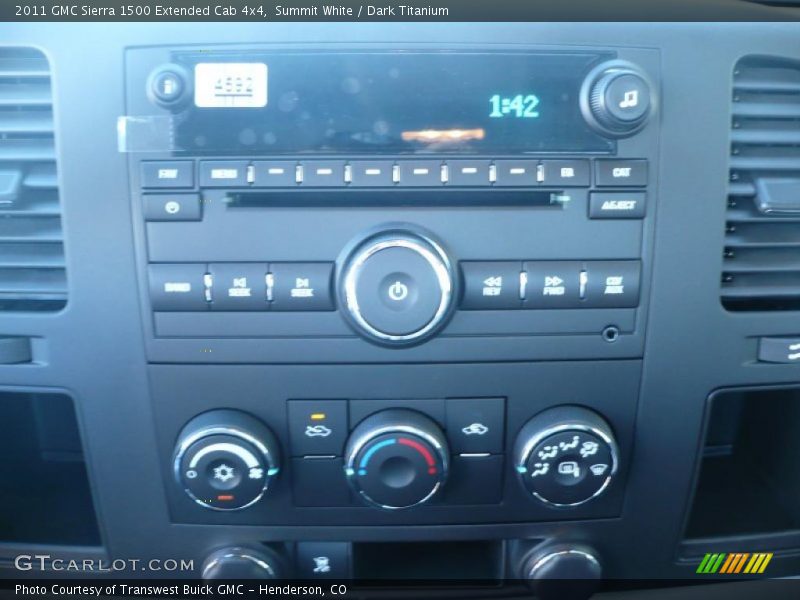 Summit White / Dark Titanium 2011 GMC Sierra 1500 Extended Cab 4x4