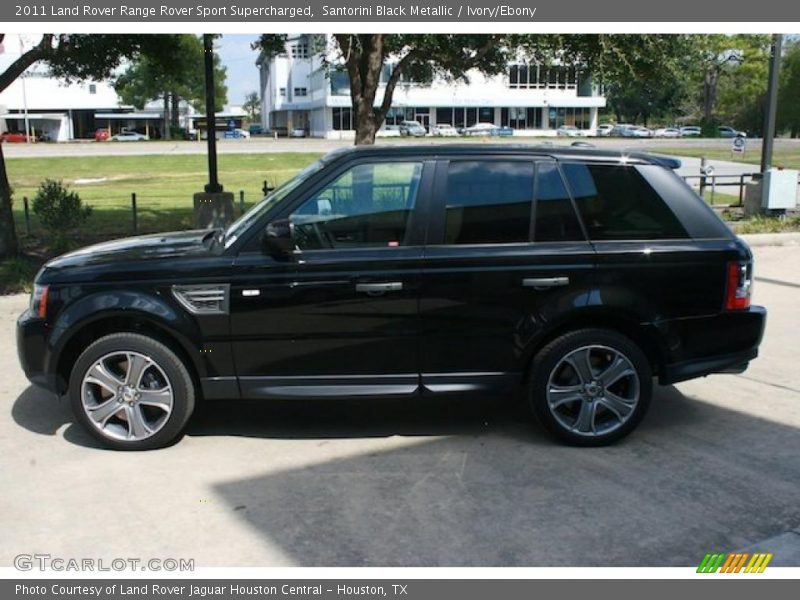 Santorini Black Metallic / Ivory/Ebony 2011 Land Rover Range Rover Sport Supercharged