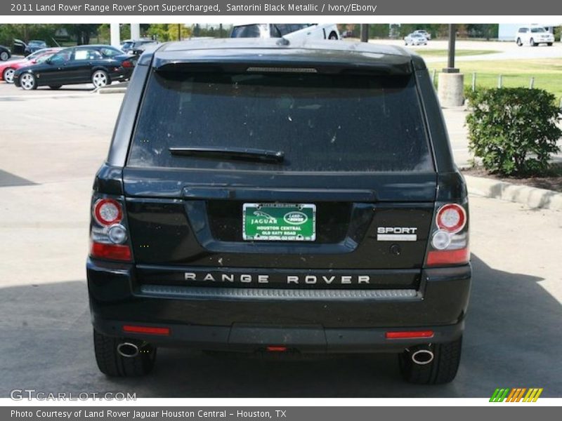 Santorini Black Metallic / Ivory/Ebony 2011 Land Rover Range Rover Sport Supercharged