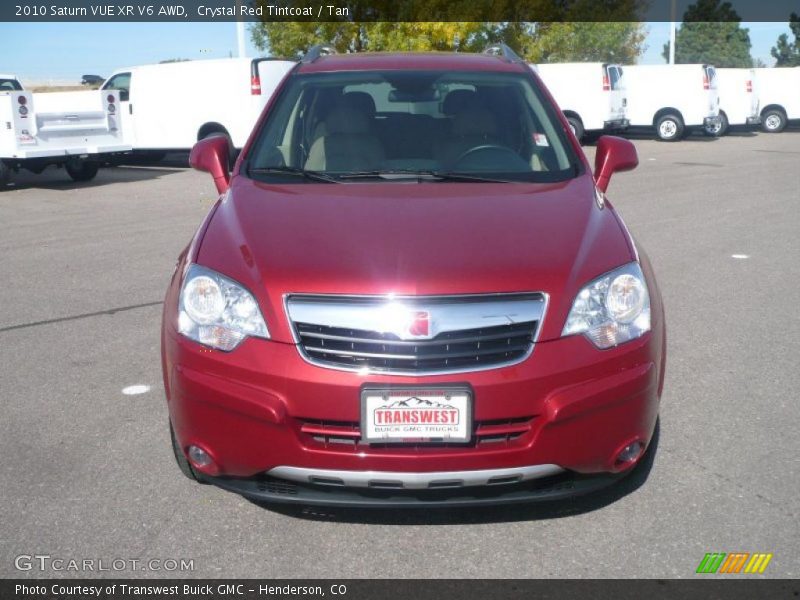 Crystal Red Tintcoat / Tan 2010 Saturn VUE XR V6 AWD