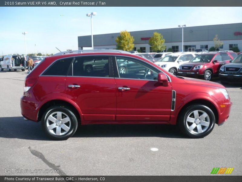 Crystal Red Tintcoat / Tan 2010 Saturn VUE XR V6 AWD
