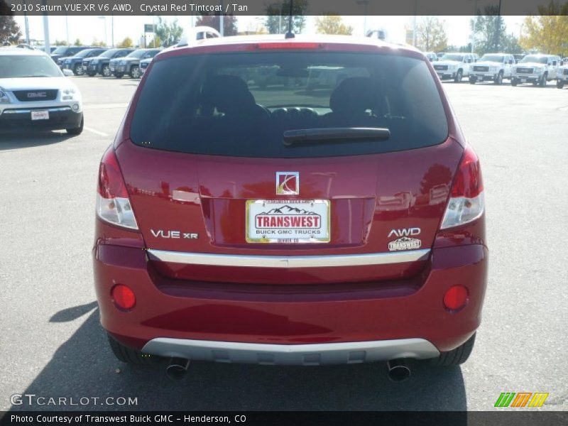 Crystal Red Tintcoat / Tan 2010 Saturn VUE XR V6 AWD