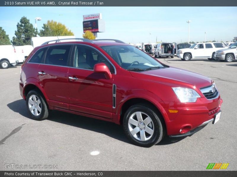 Crystal Red Tintcoat / Tan 2010 Saturn VUE XR V6 AWD