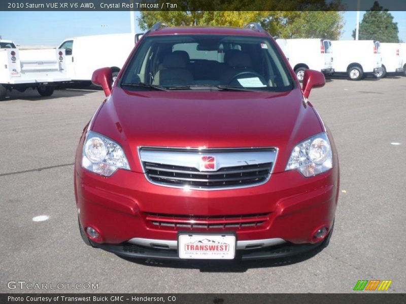 Crystal Red Tintcoat / Tan 2010 Saturn VUE XR V6 AWD