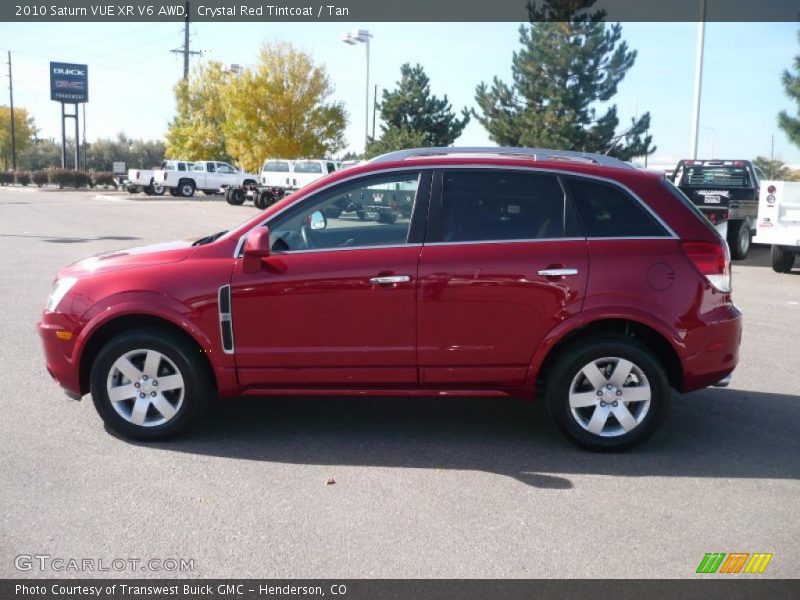 Crystal Red Tintcoat / Tan 2010 Saturn VUE XR V6 AWD