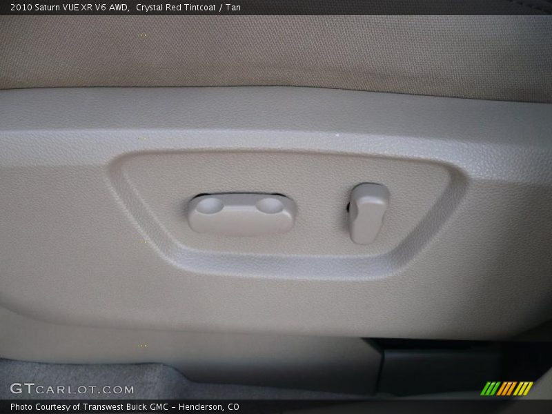 Controls of 2010 VUE XR V6 AWD