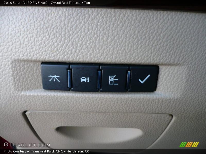 Controls of 2010 VUE XR V6 AWD