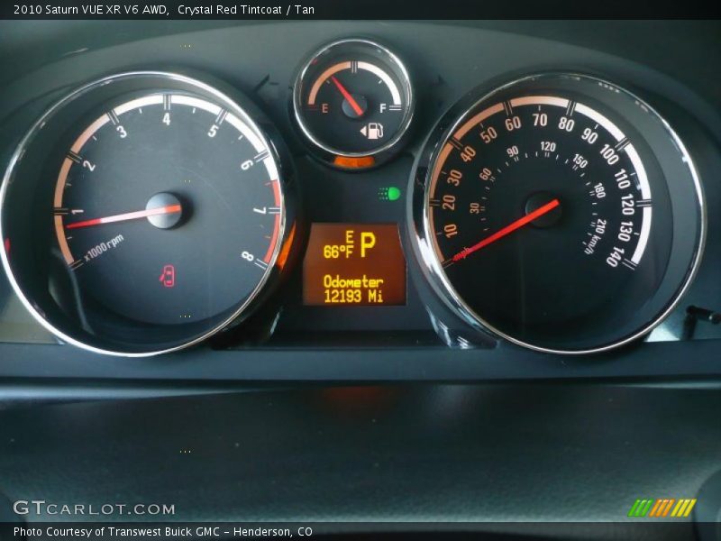  2010 VUE XR V6 AWD XR V6 AWD Gauges