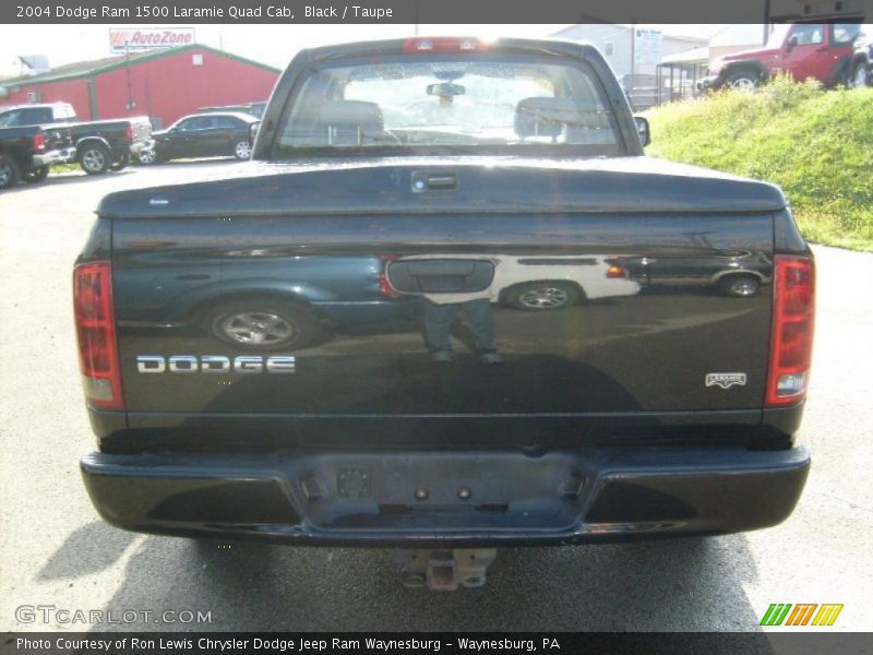Black / Taupe 2004 Dodge Ram 1500 Laramie Quad Cab