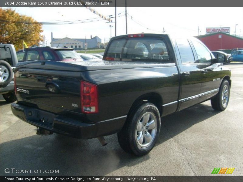 Black / Taupe 2004 Dodge Ram 1500 Laramie Quad Cab