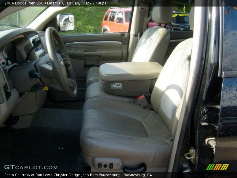 Black / Taupe 2004 Dodge Ram 1500 Laramie Quad Cab